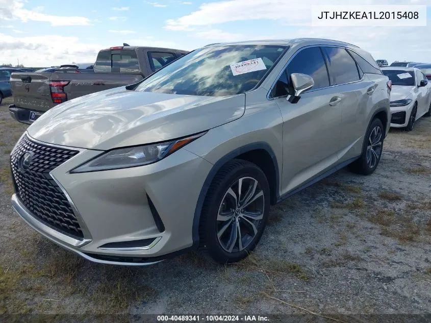 2020 Lexus Rx 350L VIN: JTJHZKEA1L2015408 Lot: 40489341