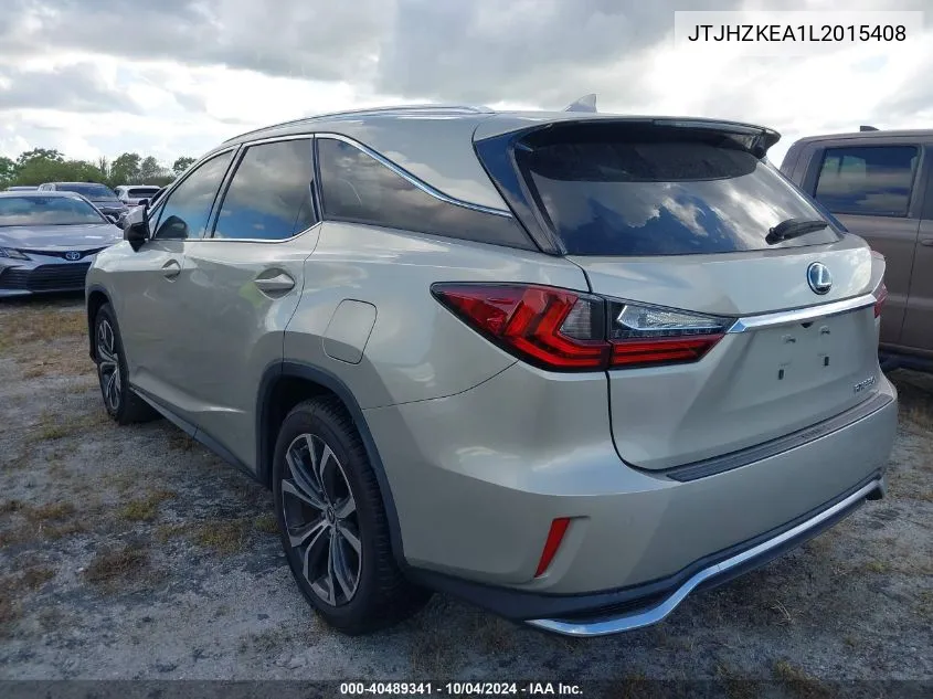 2020 Lexus Rx 350L VIN: JTJHZKEA1L2015408 Lot: 40489341