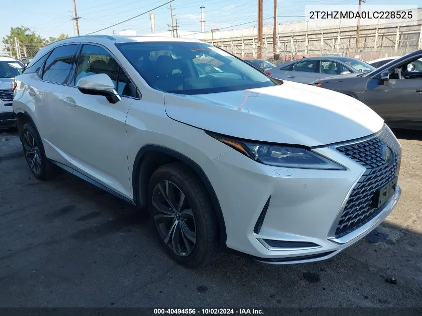 2020 Lexus Rx 350 VIN: 2T2HZMDA0LC228525 Lot: 40494556