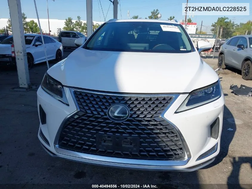 2020 Lexus Rx 350 VIN: 2T2HZMDA0LC228525 Lot: 40494556