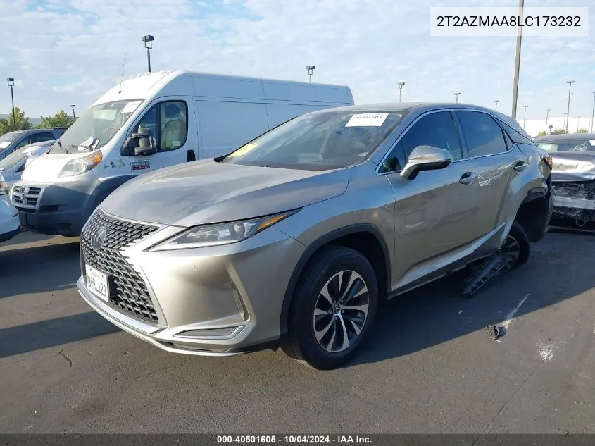 2020 Lexus Rx 350 VIN: 2T2AZMAA8LC173232 Lot: 40501605