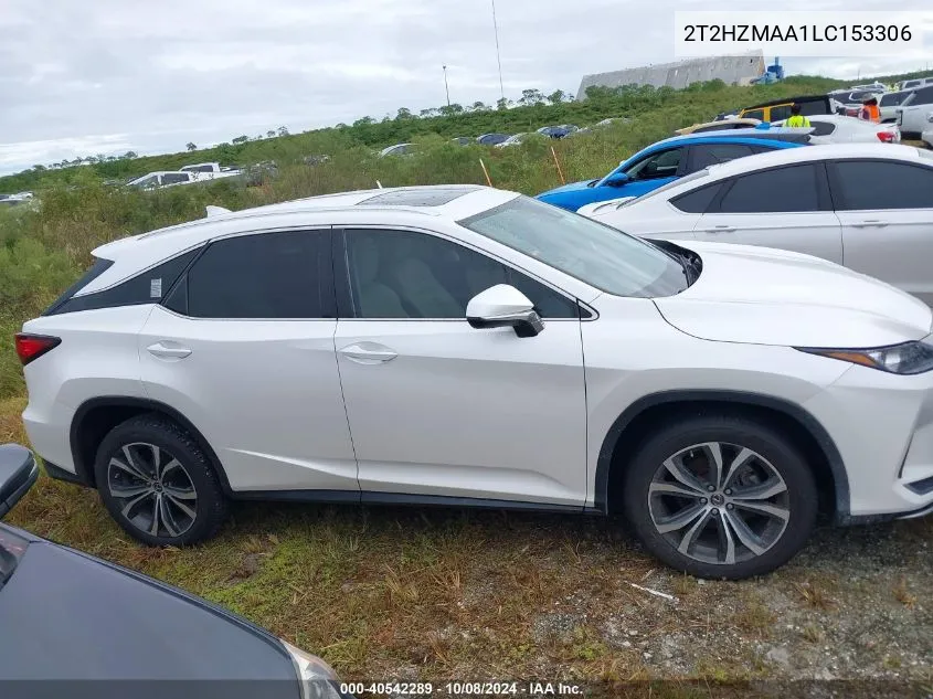 2020 Lexus Rx 350 VIN: 2T2HZMAA1LC153306 Lot: 40542289