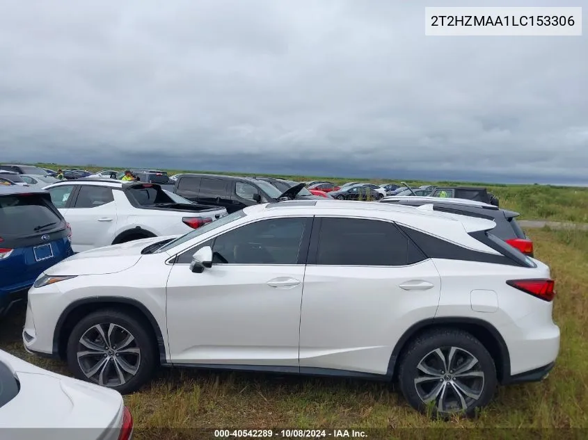 2020 Lexus Rx 350 VIN: 2T2HZMAA1LC153306 Lot: 40542289