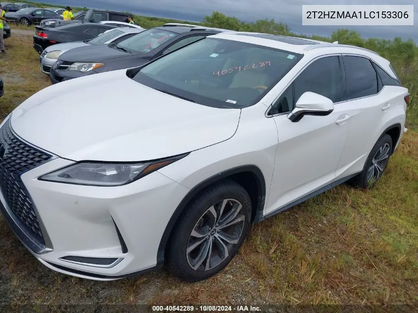 2020 Lexus Rx 350 VIN: 2T2HZMAA1LC153306 Lot: 40542289