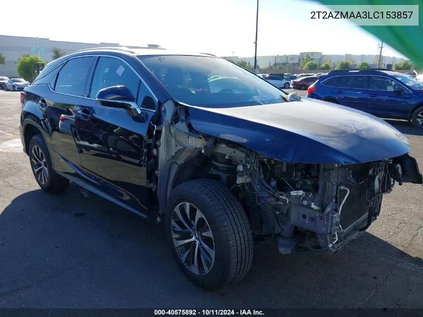 2020 Lexus Rx 350 VIN: 2T2AZMAA3LC153857 Lot: 40575892