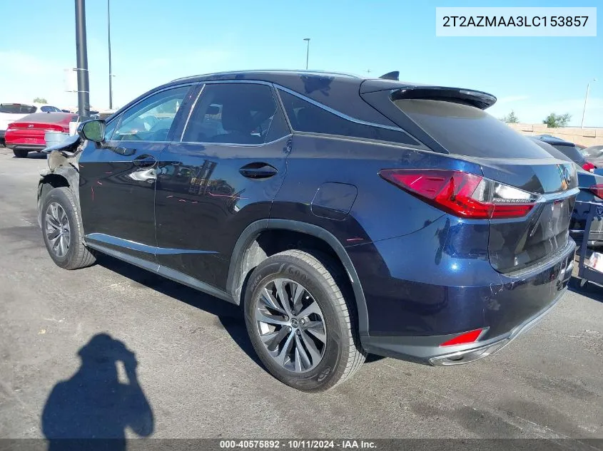 2020 Lexus Rx 350 VIN: 2T2AZMAA3LC153857 Lot: 40575892