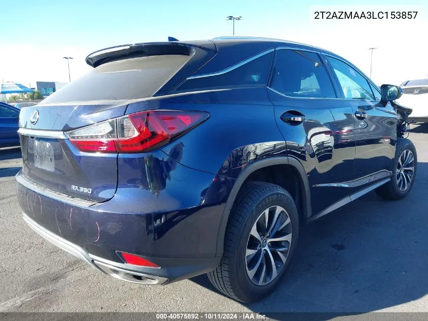 2020 Lexus Rx 350 VIN: 2T2AZMAA3LC153857 Lot: 40575892