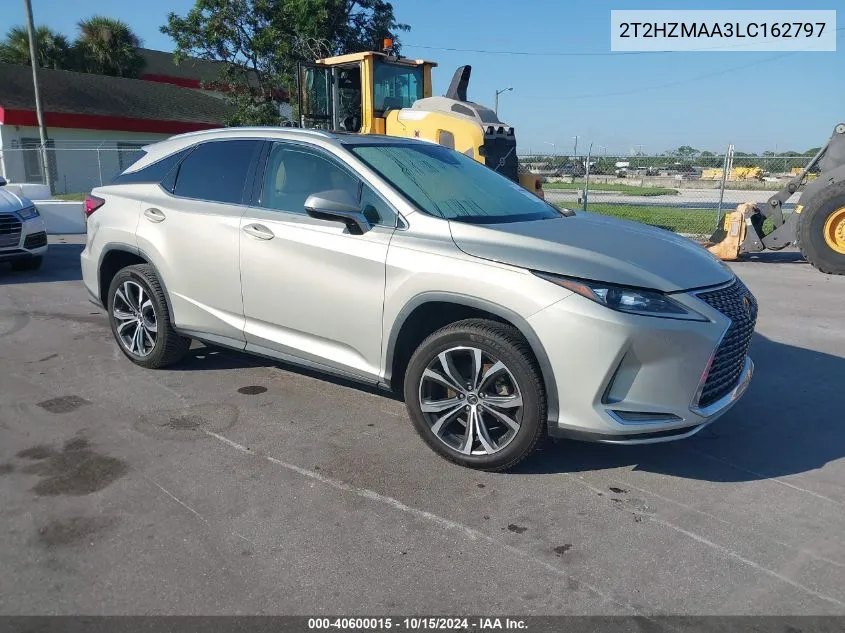 2020 Lexus Rx 350 VIN: 2T2HZMAA3LC162797 Lot: 40600015