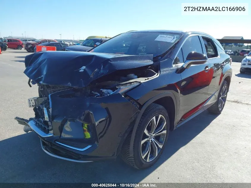 2020 Lexus Rx 350 VIN: 2T2HZMAA2LC166906 Lot: 40625044