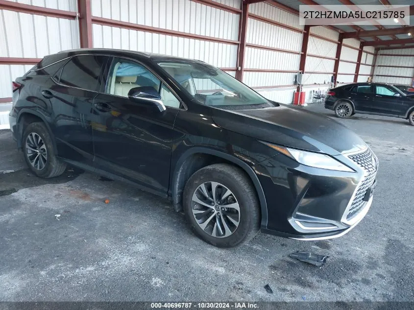 2020 Lexus Rx 350 VIN: 2T2HZMDA5LC215785 Lot: 40696787