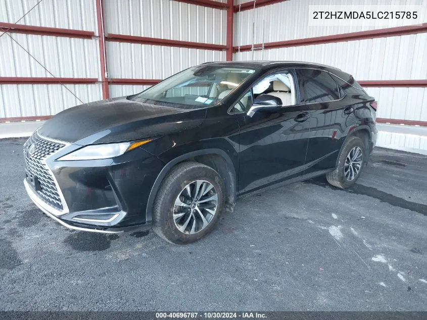 2020 Lexus Rx 350 VIN: 2T2HZMDA5LC215785 Lot: 40696787