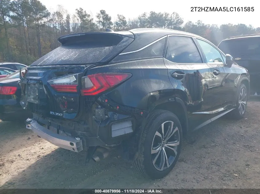 2020 Lexus Rx 350 VIN: 2T2HZMAA5LC161585 Lot: 40879956