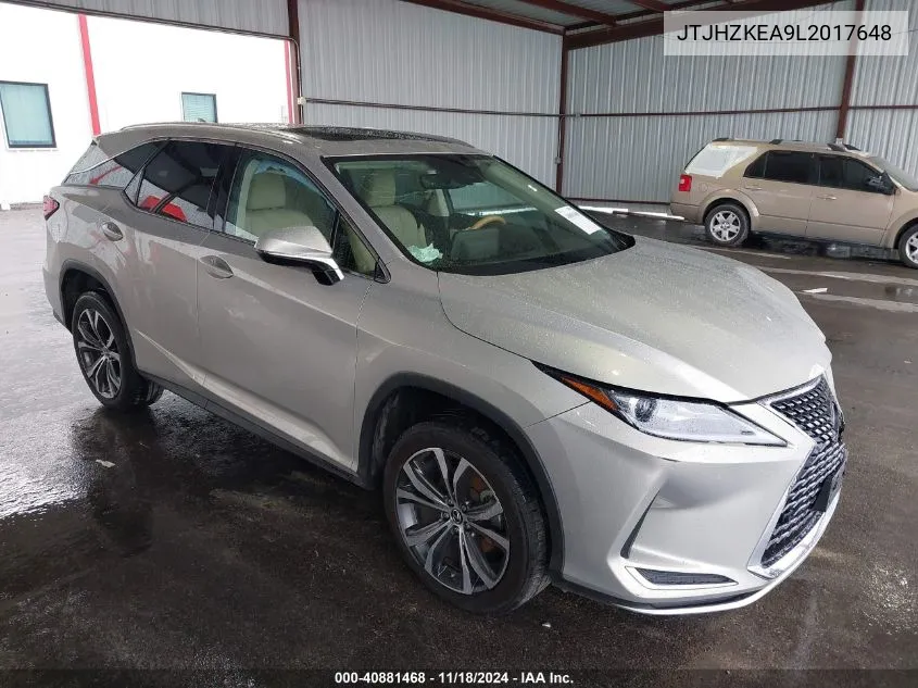 2020 Lexus Rx 350 L VIN: JTJHZKEA9L2017648 Lot: 40881468