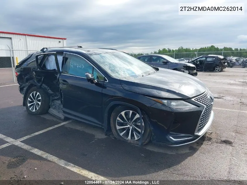 2021 Lexus Rx 350 VIN: 2T2HZMDA0MC262014 Lot: 12054467