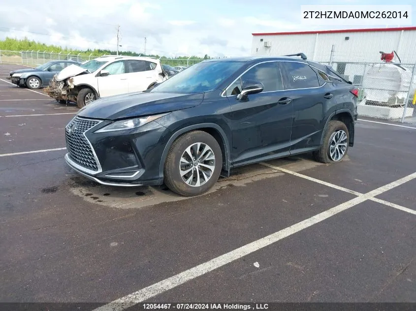 2021 Lexus Rx 350 VIN: 2T2HZMDA0MC262014 Lot: 12054467