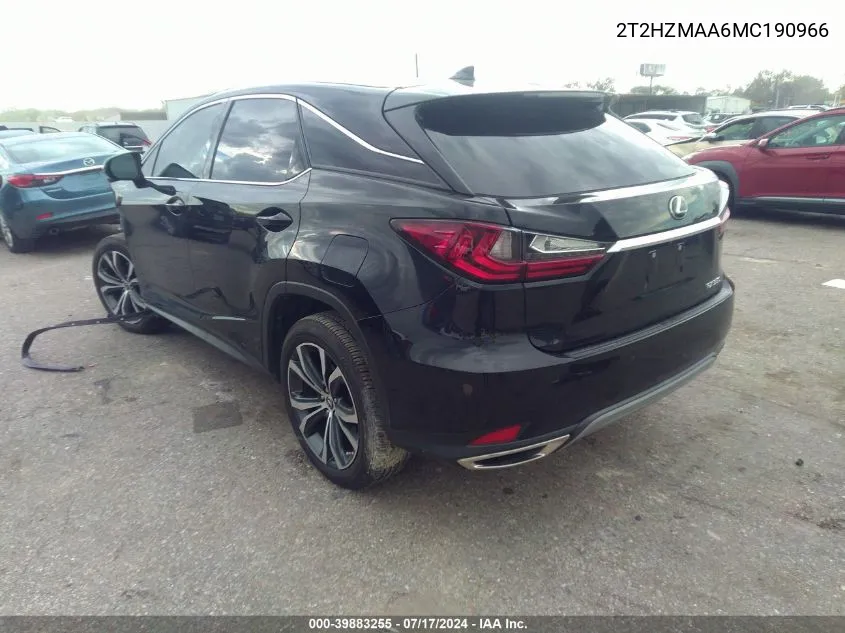 2T2HZMAA6MC190966 2021 Lexus Rx 350