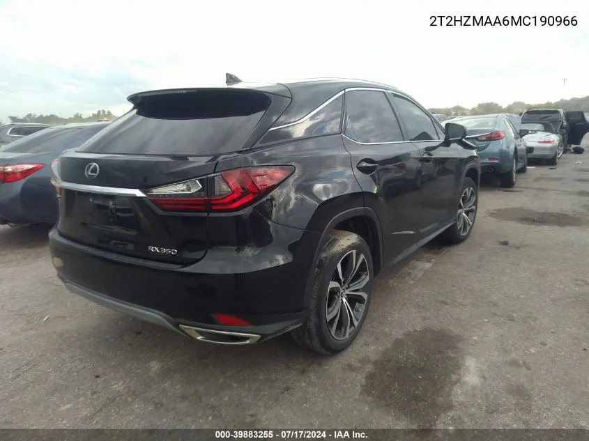 2T2HZMAA6MC190966 2021 Lexus Rx 350