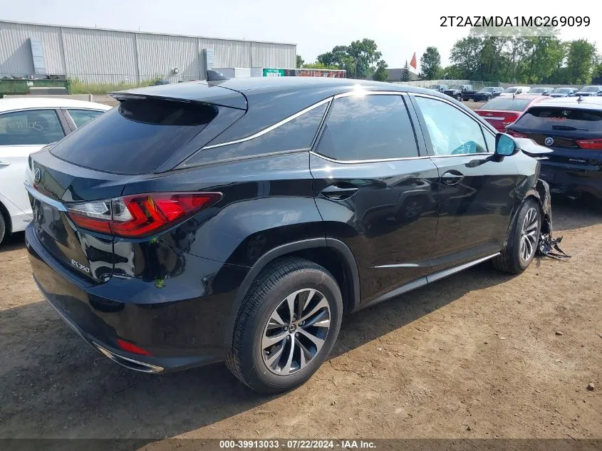 2T2AZMDA1MC269099 2021 Lexus Rx 350