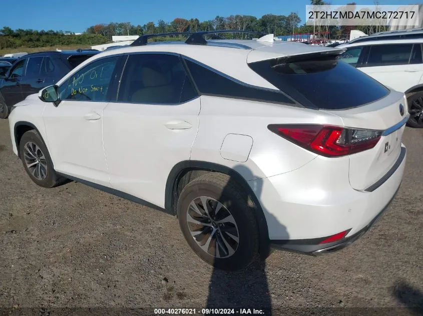 2T2HZMDA7MC272717 2021 Lexus Rx 350