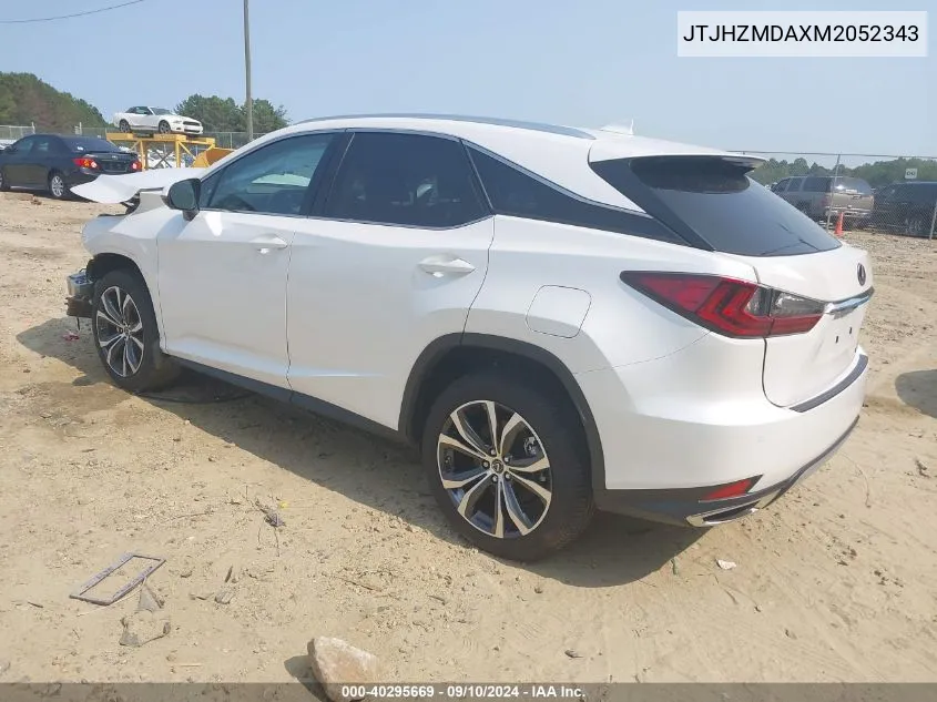 JTJHZMDAXM2052343 2021 Lexus Rx 350