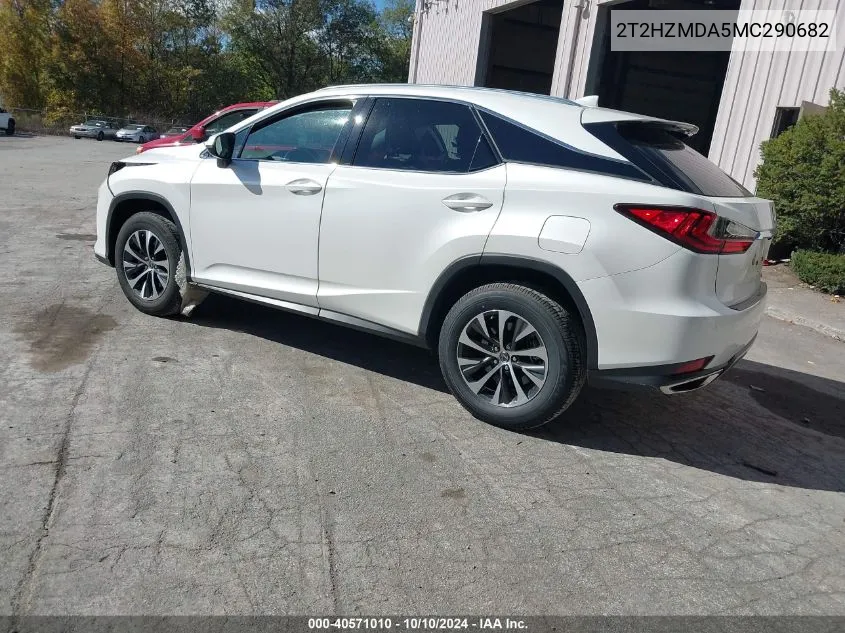 2021 Lexus Rx 350 VIN: 2T2HZMDA5MC290682 Lot: 40571010