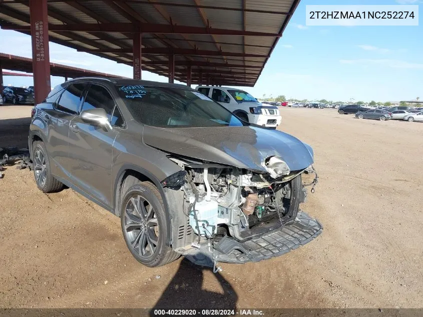 2T2HZMAA1NC252274 2022 Lexus Rx 350