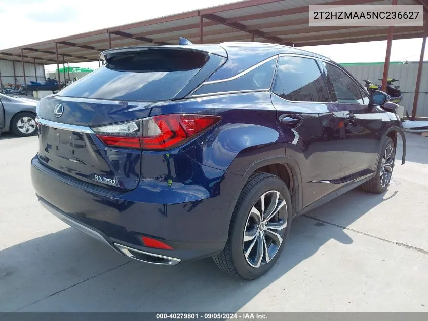 2T2HZMAA5NC236627 2022 Lexus Rx 350