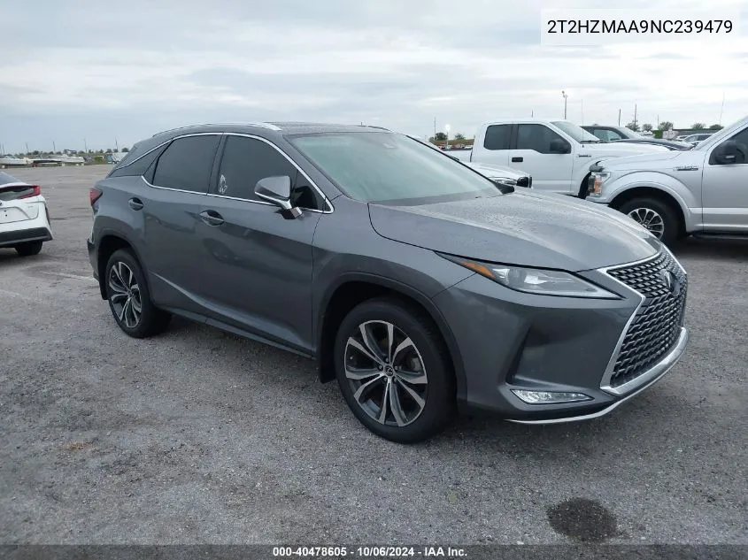 2022 Lexus Rx 350 VIN: 2T2HZMAA9NC239479 Lot: 40478605