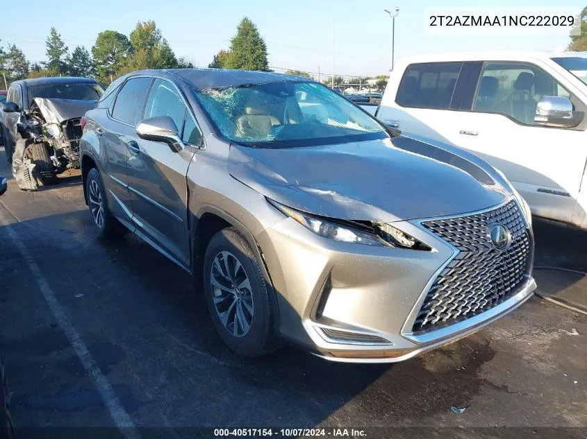 2022 Lexus Rx 350 VIN: 2T2AZMAA1NC222029 Lot: 40517154