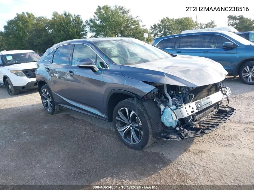 2022 Lexus Rx 350 350 VIN: 2T2HZMAA6NC238516 Lot: 40614831