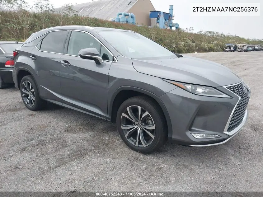 2022 Lexus Rx 350 VIN: 2T2HZMAA7NC256376 Lot: 40752243