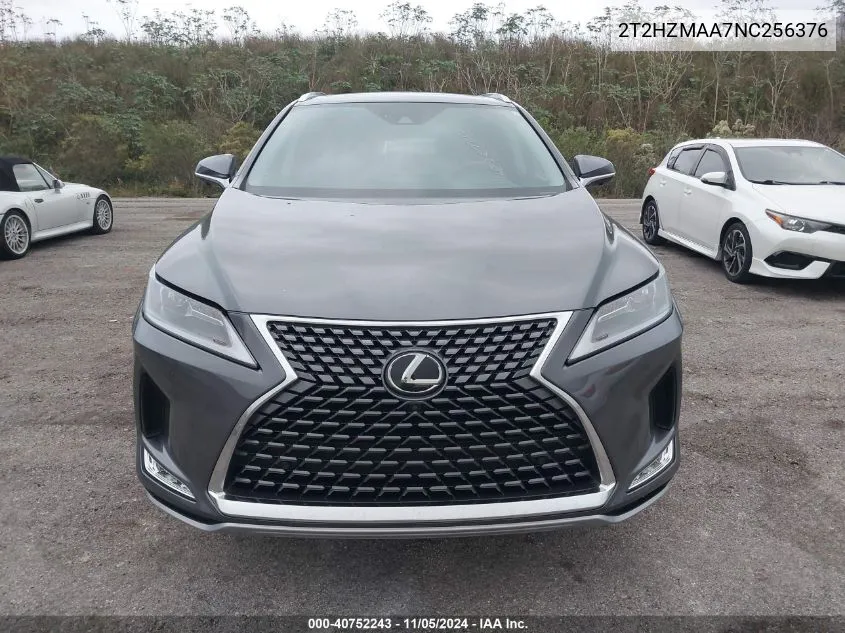 2022 Lexus Rx 350 VIN: 2T2HZMAA7NC256376 Lot: 40752243