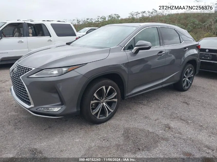 2022 Lexus Rx 350 VIN: 2T2HZMAA7NC256376 Lot: 40752243