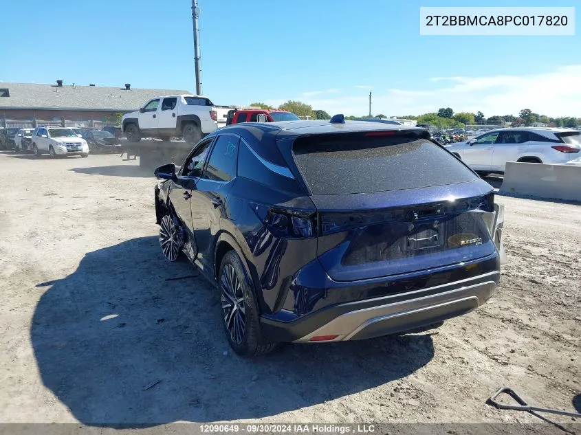 2023 Lexus Rx 350H VIN: 2T2BBMCA8PC017820 Lot: 12090649