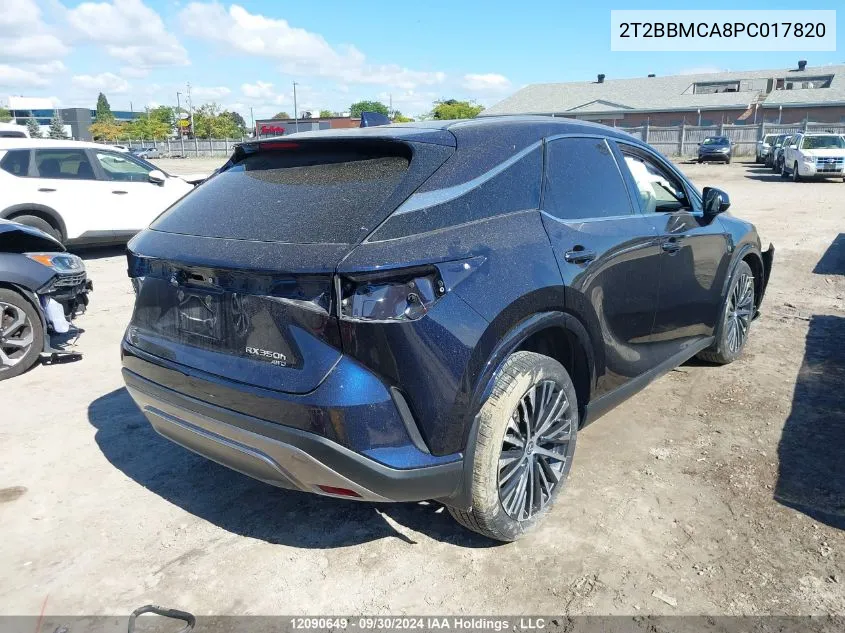 2023 Lexus Rx 350H VIN: 2T2BBMCA8PC017820 Lot: 12090649