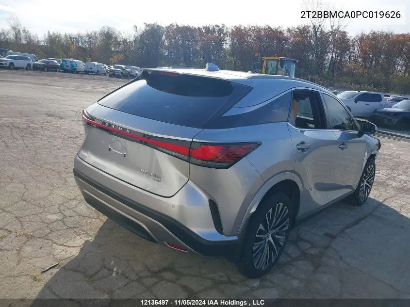 2023 Lexus Rx 350H VIN: 2T2BBMCA0PC019626 Lot: 12136497