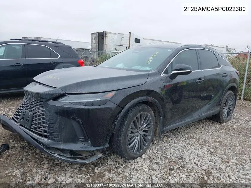 2023 Lexus Rx 350 VIN: 2T2BAMCA5PC022380 Lot: 12139337