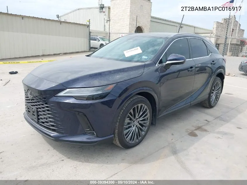 2023 Lexus Rx 350 Luxury VIN: 2T2BAMBA1PC016917 Lot: 39394300