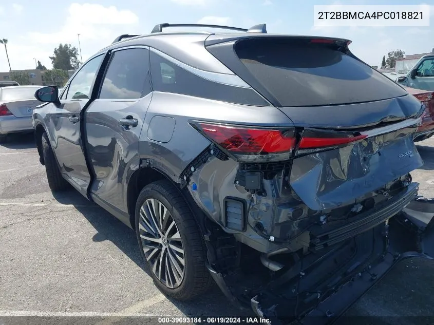 2023 Lexus Rx 350H 350H Base/350H Premium/35 VIN: 2T2BBMCA4PC018821 Lot: 39693184