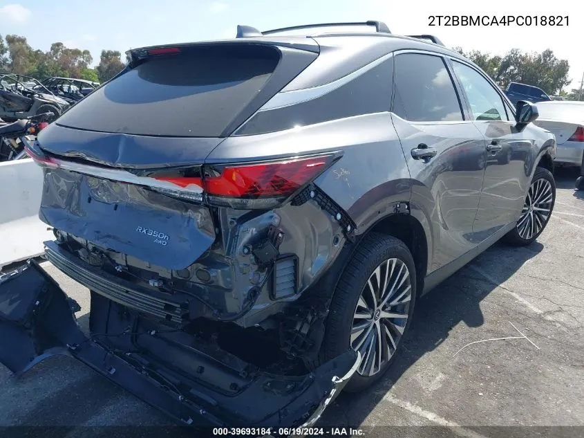 2023 Lexus Rx 350H 350H Base/350H Premium/35 VIN: 2T2BBMCA4PC018821 Lot: 39693184