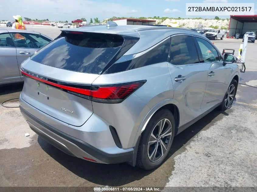 2023 Lexus Rx 350 Premium VIN: 2T2BAMBAXPC021517 Lot: 39806811