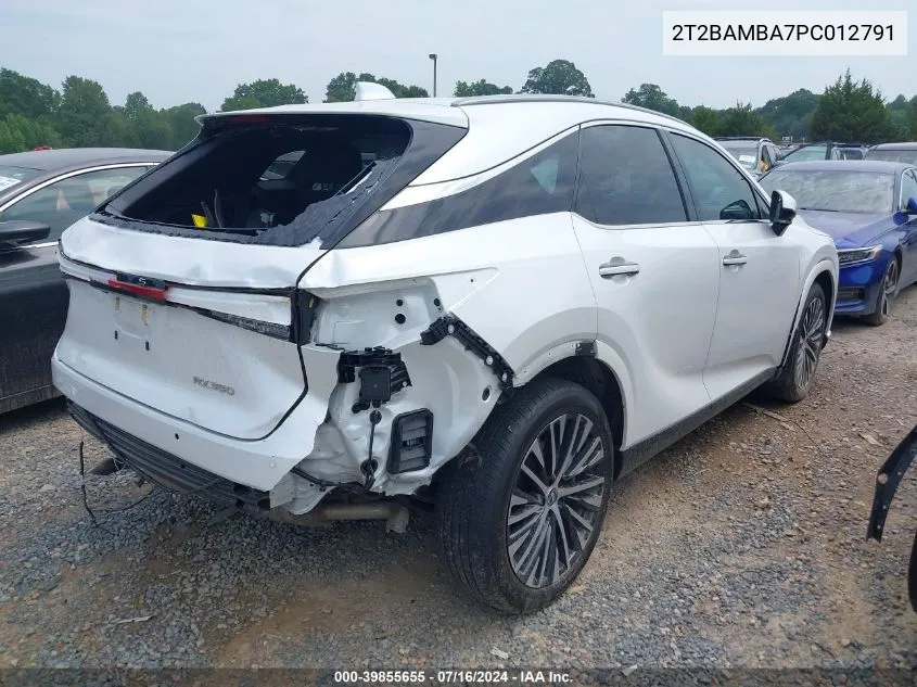 2023 Lexus Rx 350 Premium Plus VIN: 2T2BAMBA7PC012791 Lot: 39855655