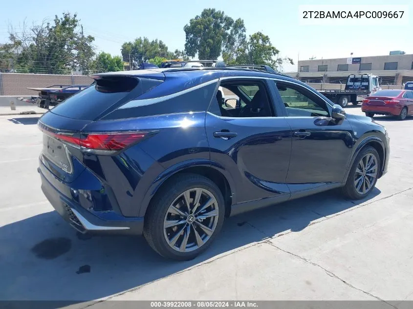 2023 Lexus Rx 350 F Sport Handling VIN: 2T2BAMCA4PC009667 Lot: 39922008