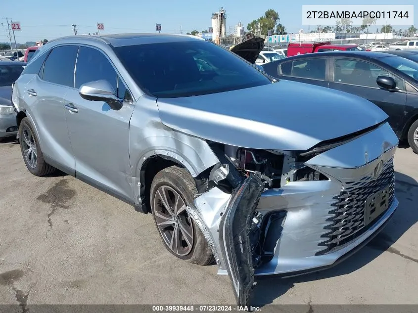 2023 Lexus Rx 350 Premium VIN: 2T2BAMBA4PC011744 Lot: 39939448