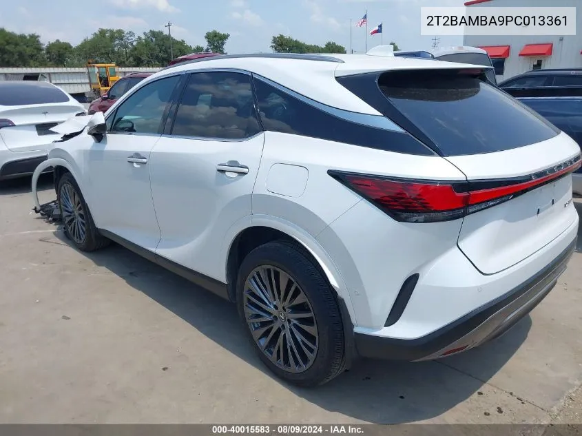 2023 Lexus Rx 350 Luxury VIN: 2T2BAMBA9PC013361 Lot: 40015583