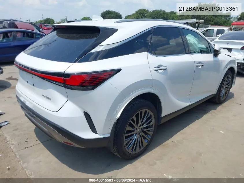 2023 Lexus Rx 350 Luxury VIN: 2T2BAMBA9PC013361 Lot: 40015583