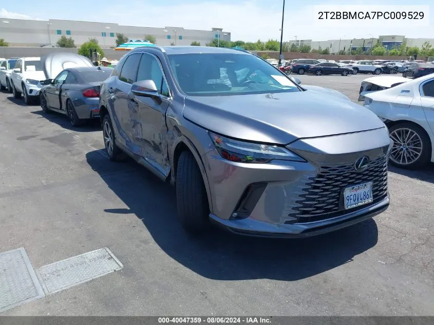 2023 Lexus Rx 350H Premium VIN: 2T2BBMCA7PC009529 Lot: 40047359