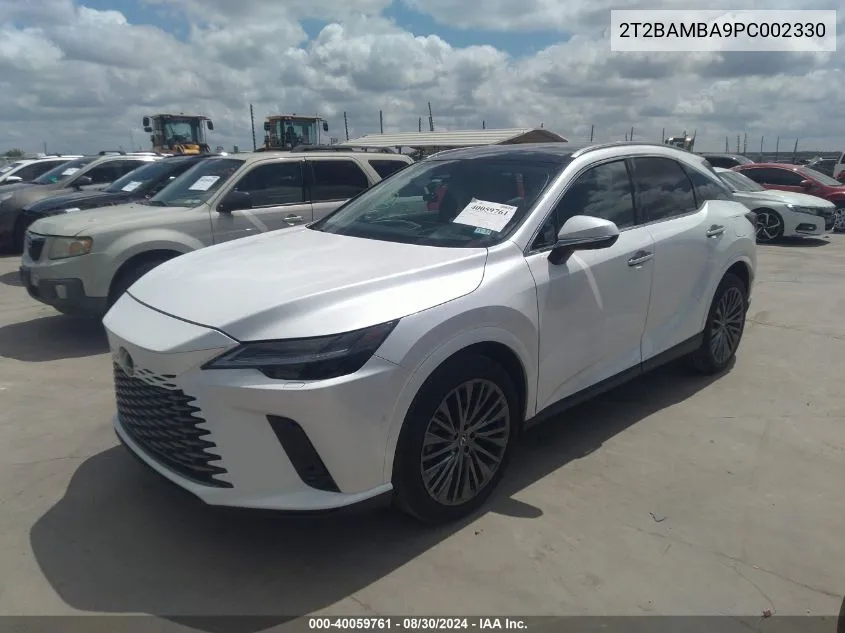 2023 Lexus Rx 350 Luxury VIN: 2T2BAMBA9PC002330 Lot: 40059761