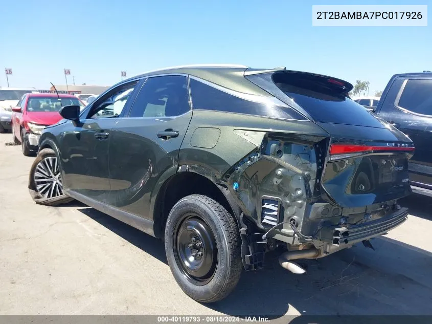 2023 Lexus Rx 350 Premium Plus VIN: 2T2BAMBA7PC017926 Lot: 40119793