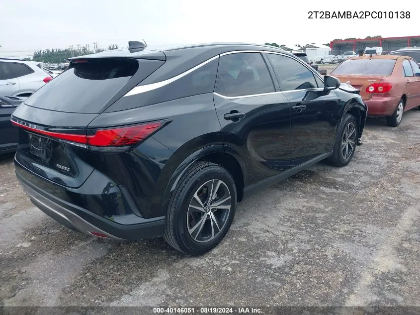 2023 Lexus Rx 350 Premium VIN: 2T2BAMBA2PC010138 Lot: 40146051